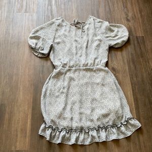 Sienna Sky Leopard Print Low Back Dress